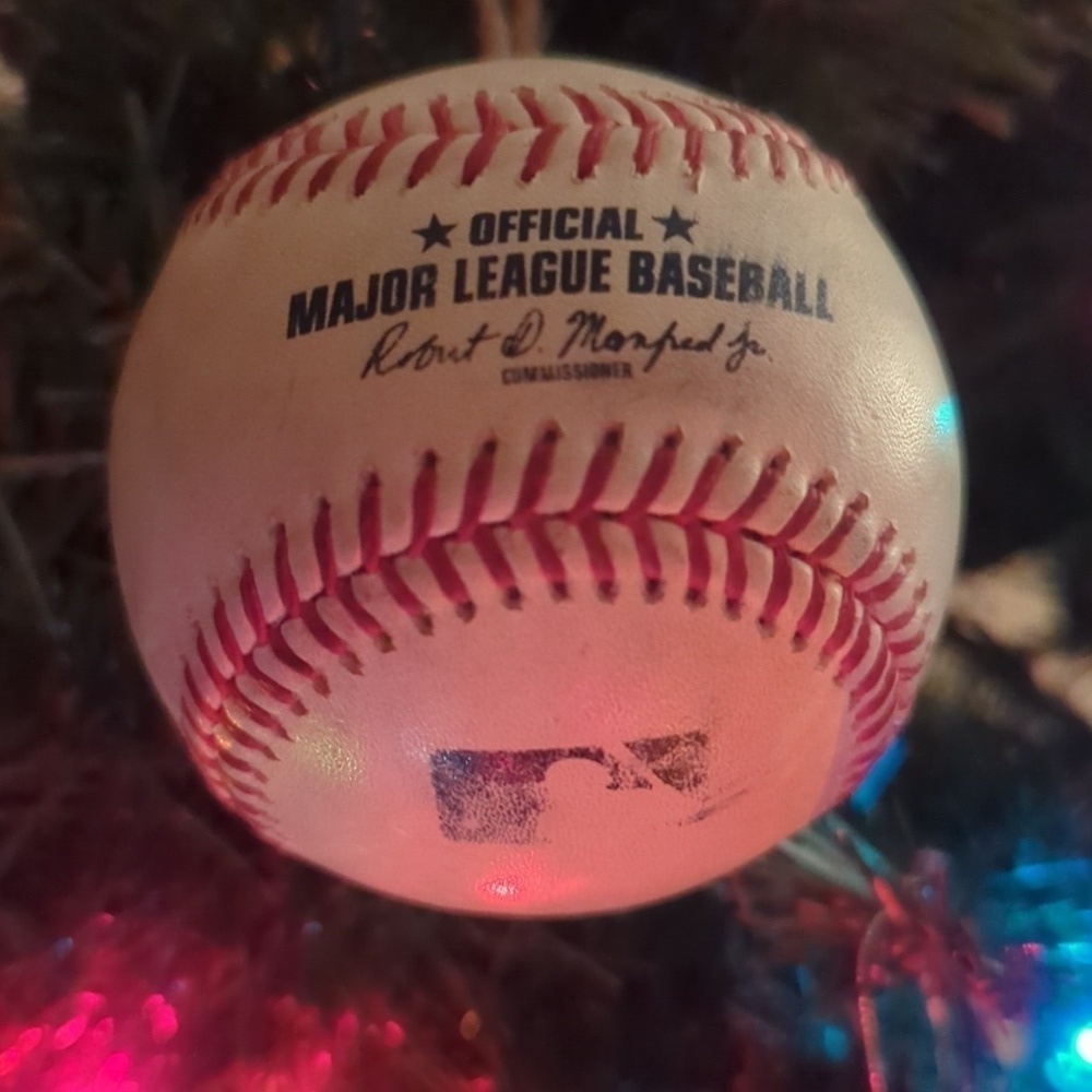 MLB Official Baseball Ornament - Picture 5 of 5